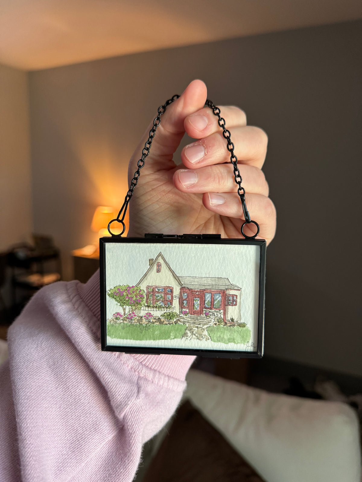 Custom House Portrait Ornament
