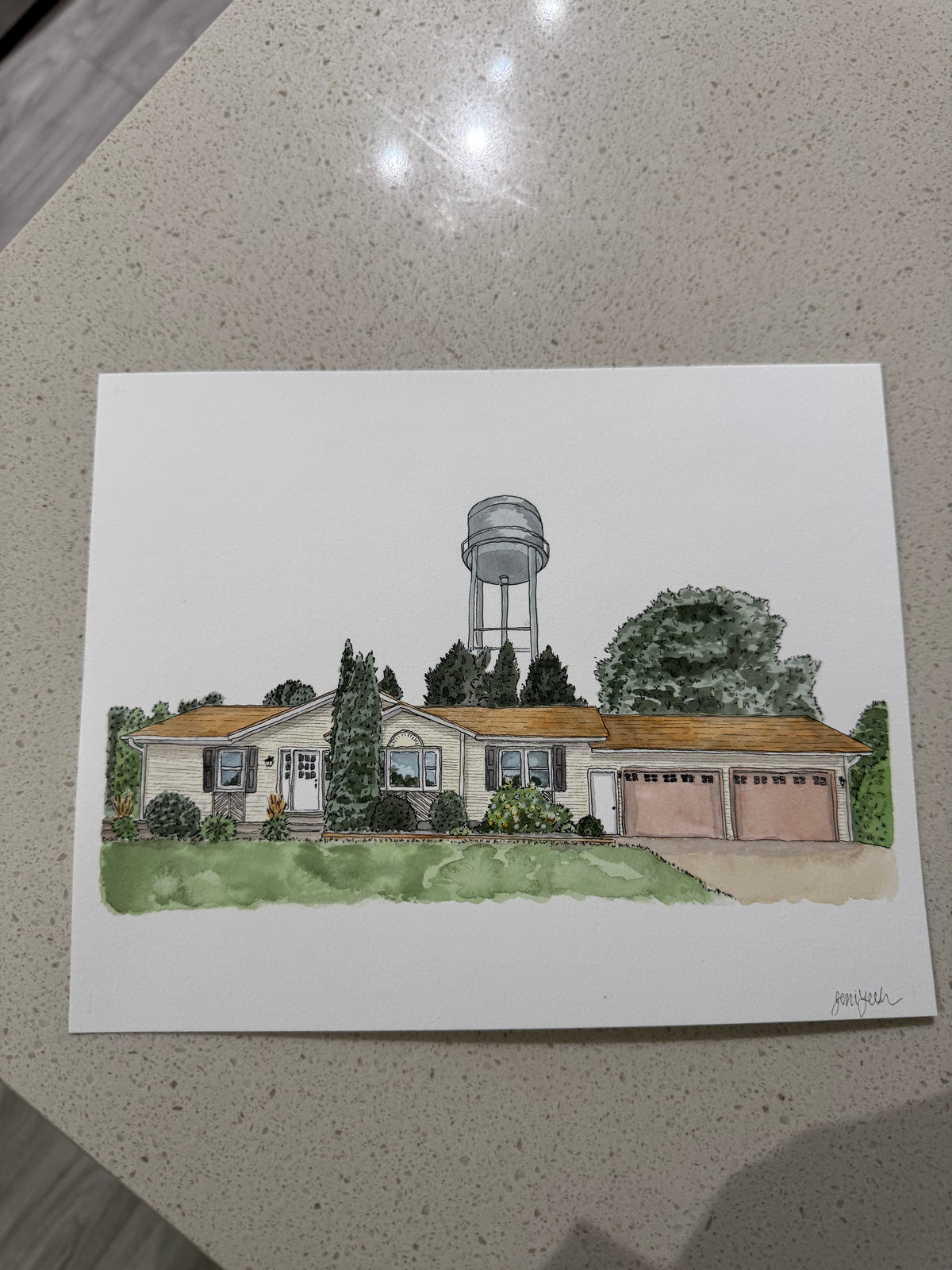 Custom House Portrait