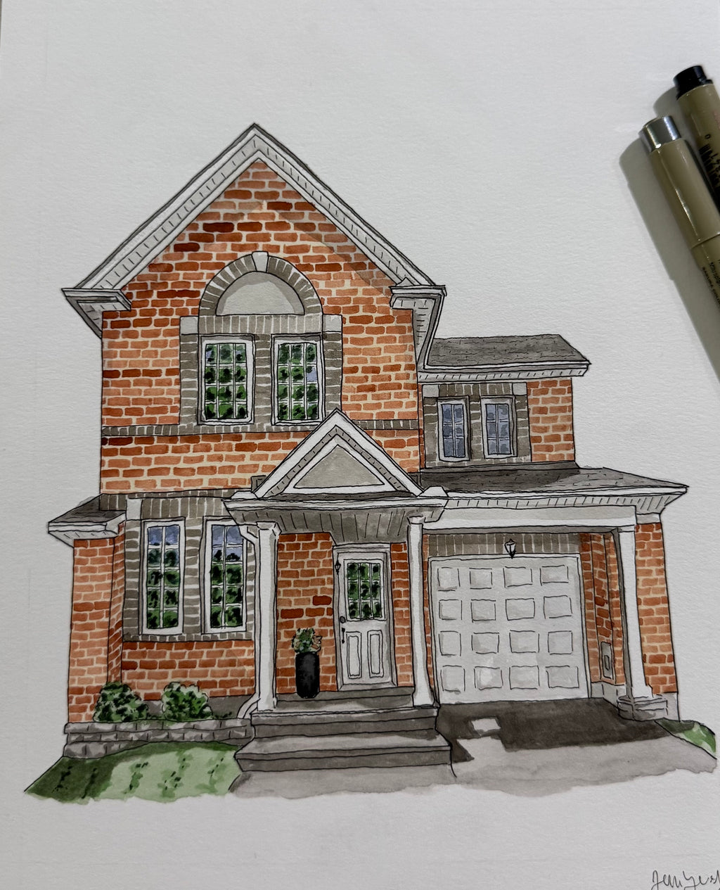Custom House Portrait